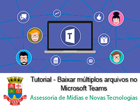 Baixar múltiplos arquivos no Microsoft Teams