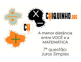 7ª questão: Juros Simples